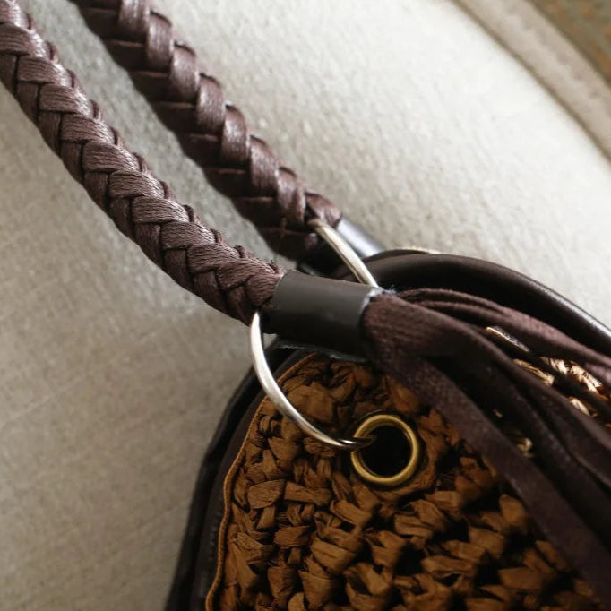 Tassel Dune Straw Bag