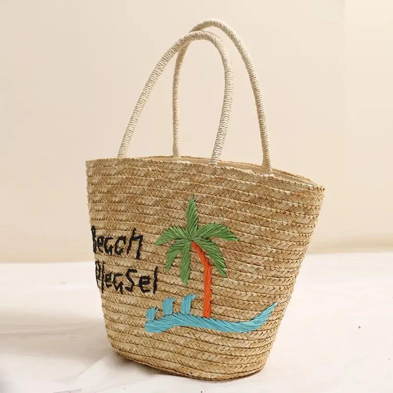Boho Beach Embroidery Bag