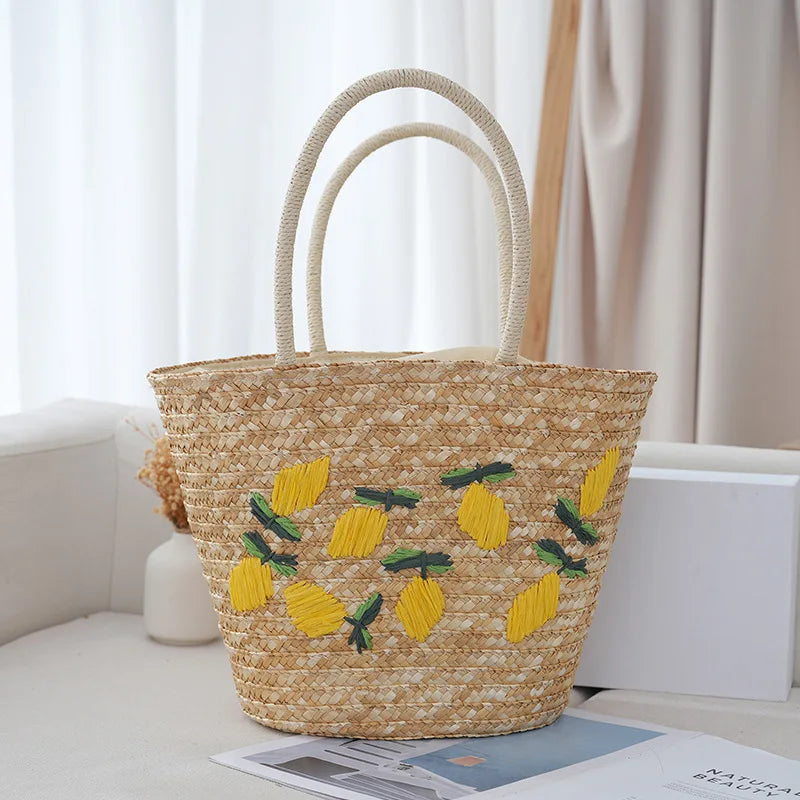 Boho Beach Embroidery Bag
