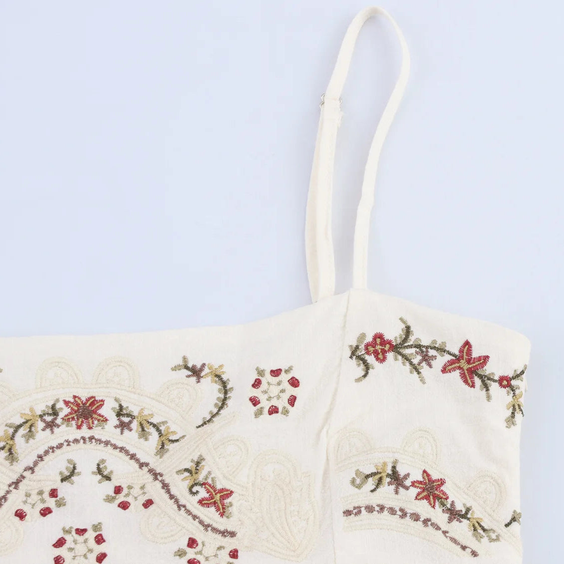 Solana Embroidered Mini Dress