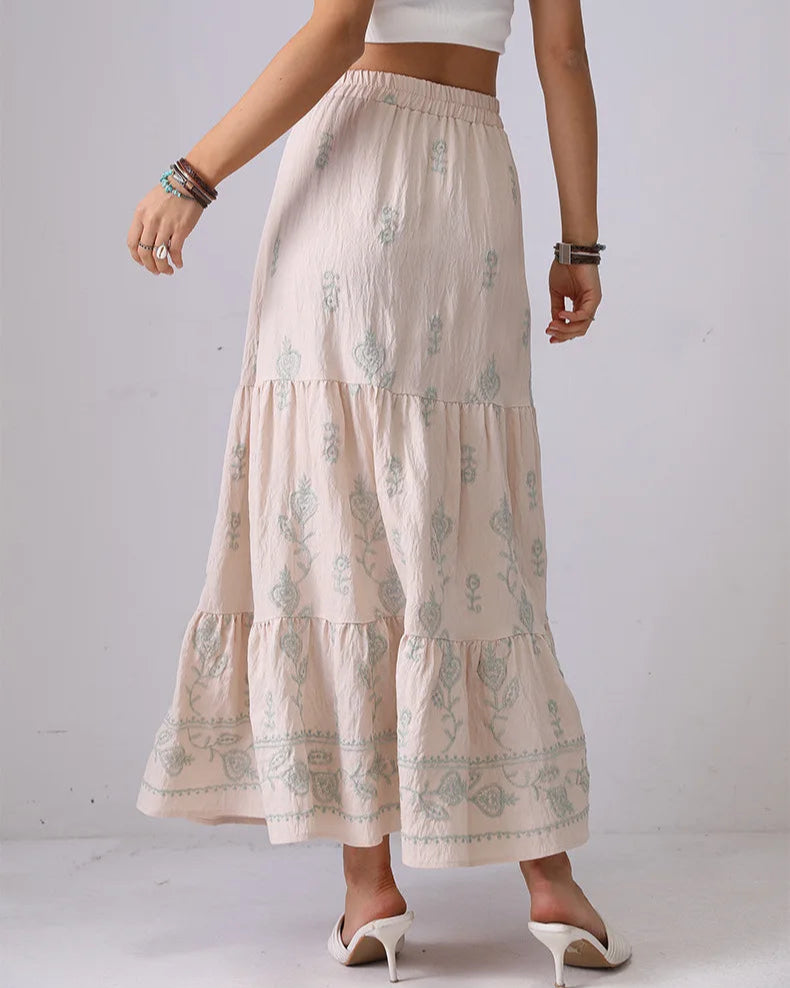 Solstice Bloom Maxi Skirt