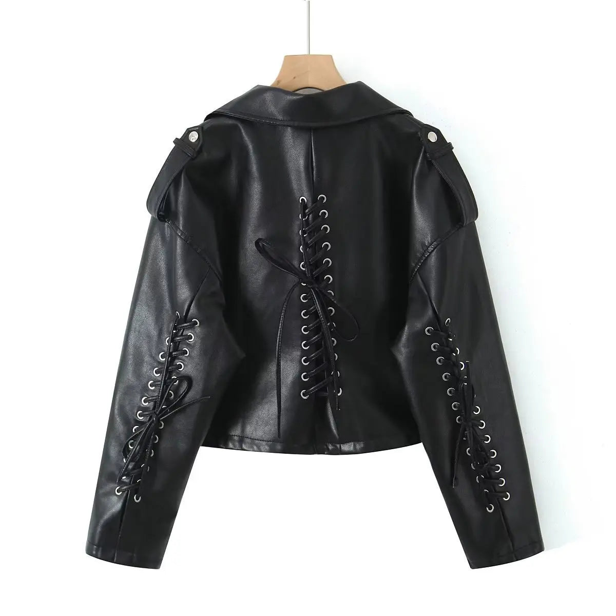 Vintage Edge Lace-Up Jacket