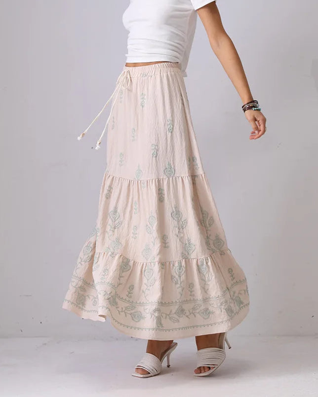 Solstice Bloom Maxi Skirt