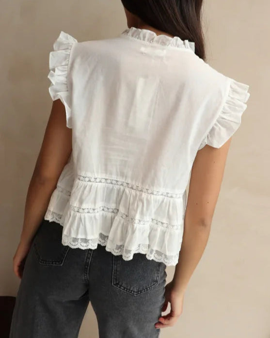 Amara Ruffle Blouse