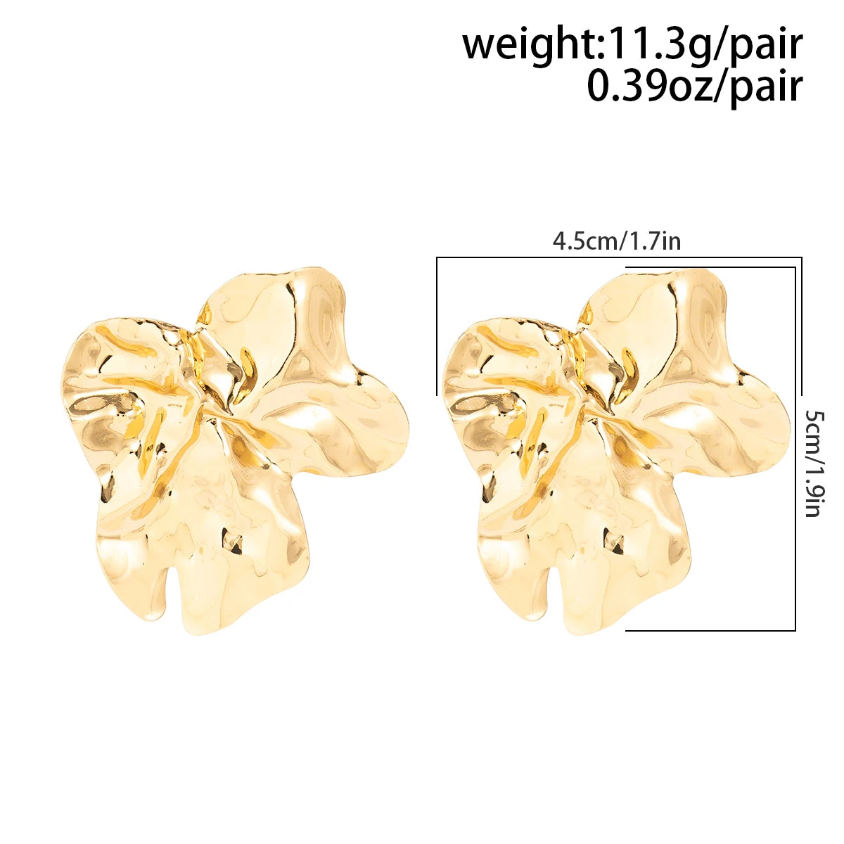 Vintage Flower Stud Earrings