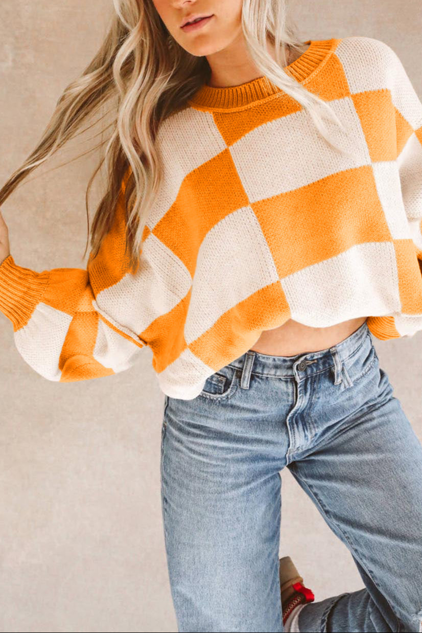 Ophelia Check Sweater