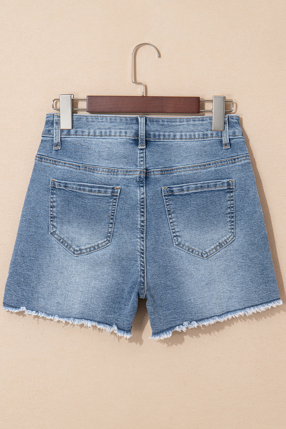 Mira Pearl Denim Shorts
