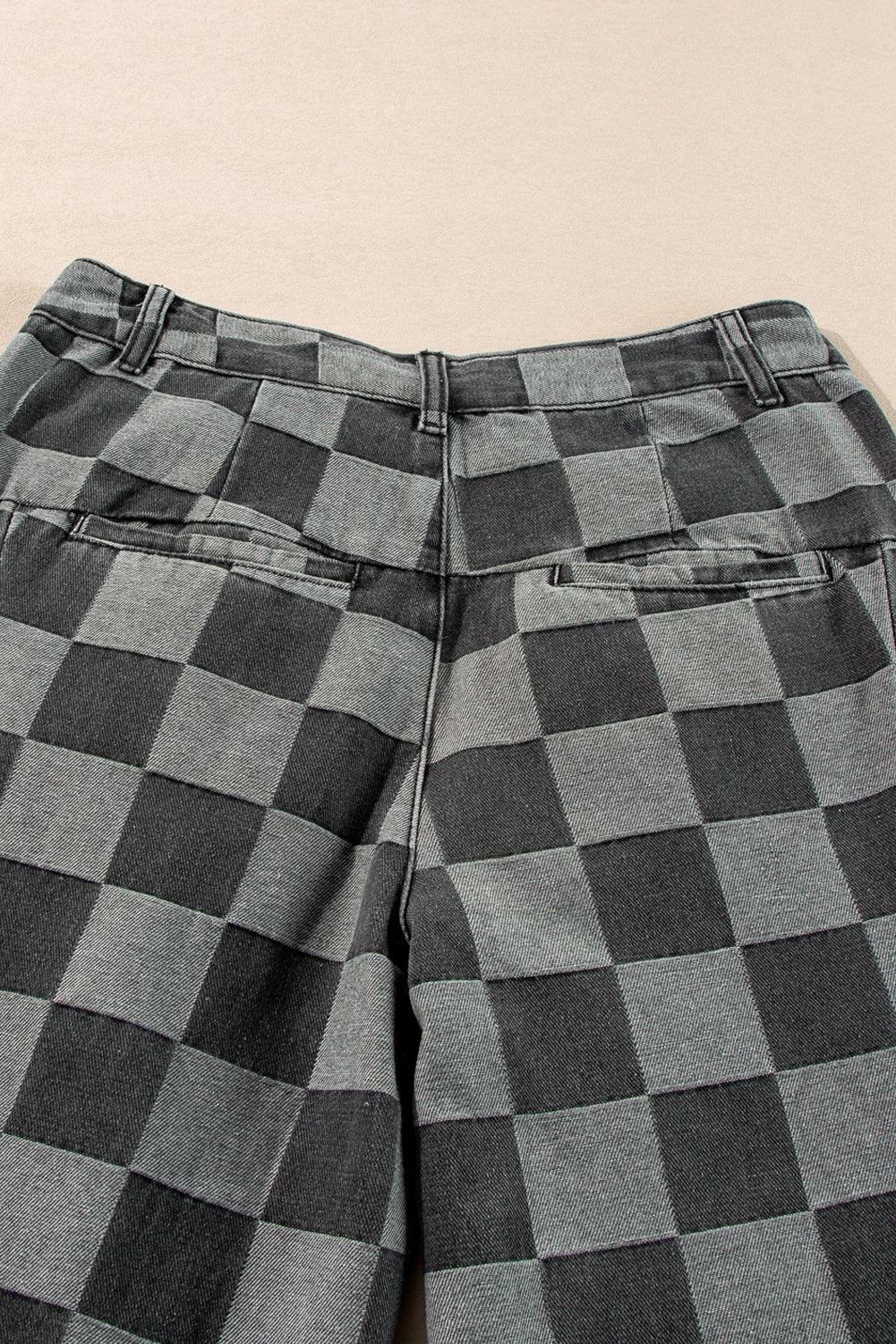 Checkmate Wide Leg Jeans