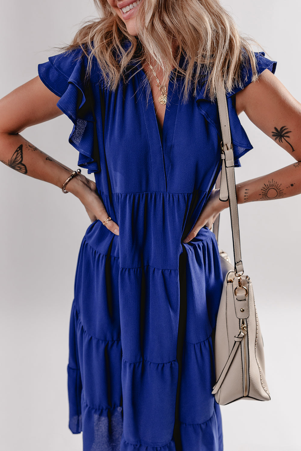 Celeste Ruffle Dress