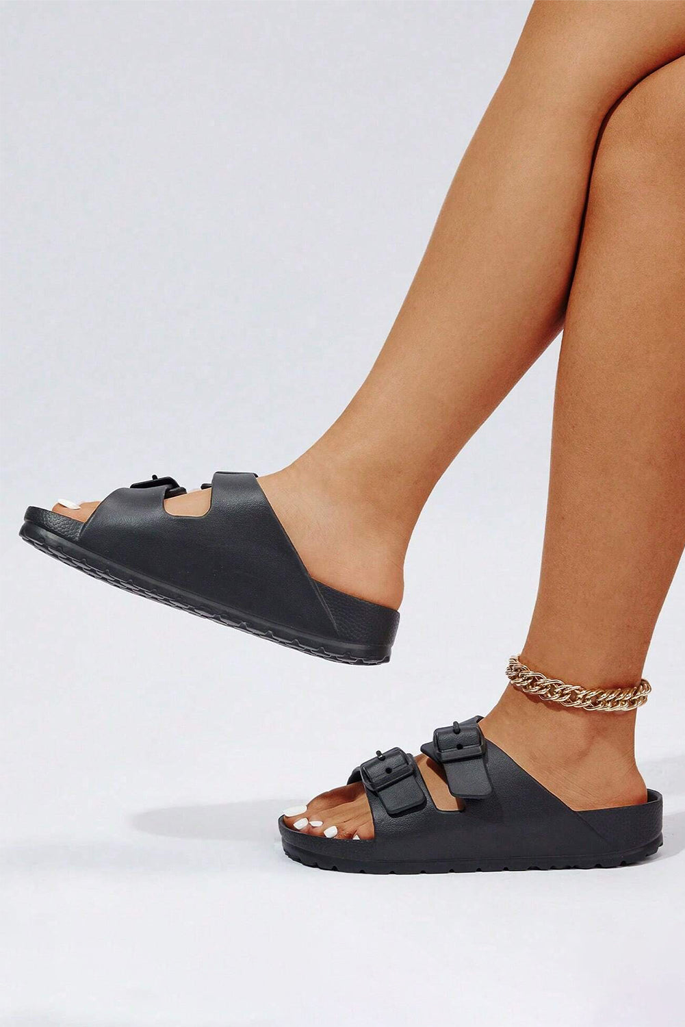 Noir Dune Slippers