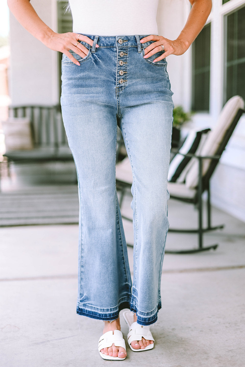 Blue Ember Flare Jeans
