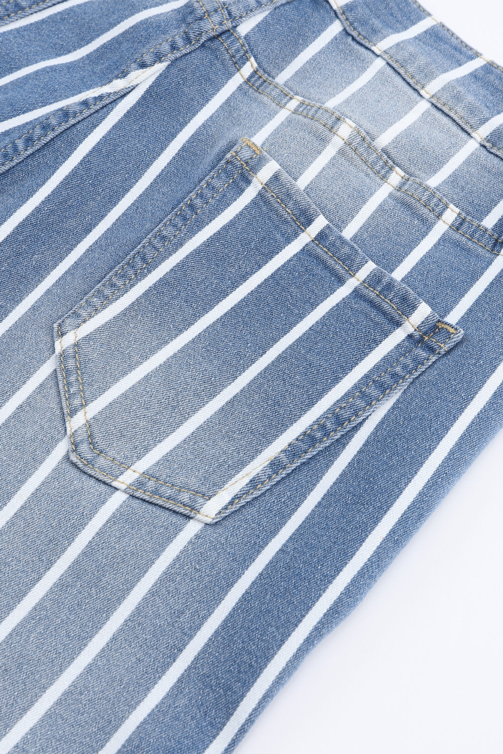 Skyline Stripe Flare Jeans