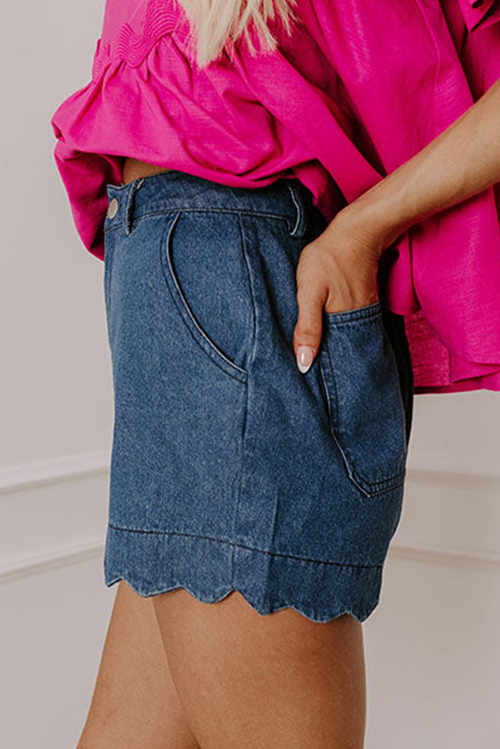 Kaia Cove Denim Shorts