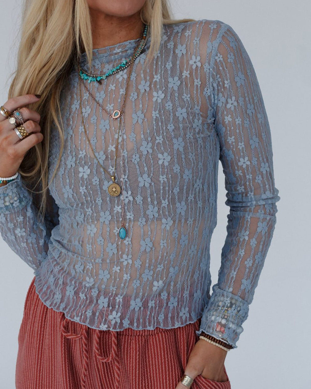 Celestia Lace Top