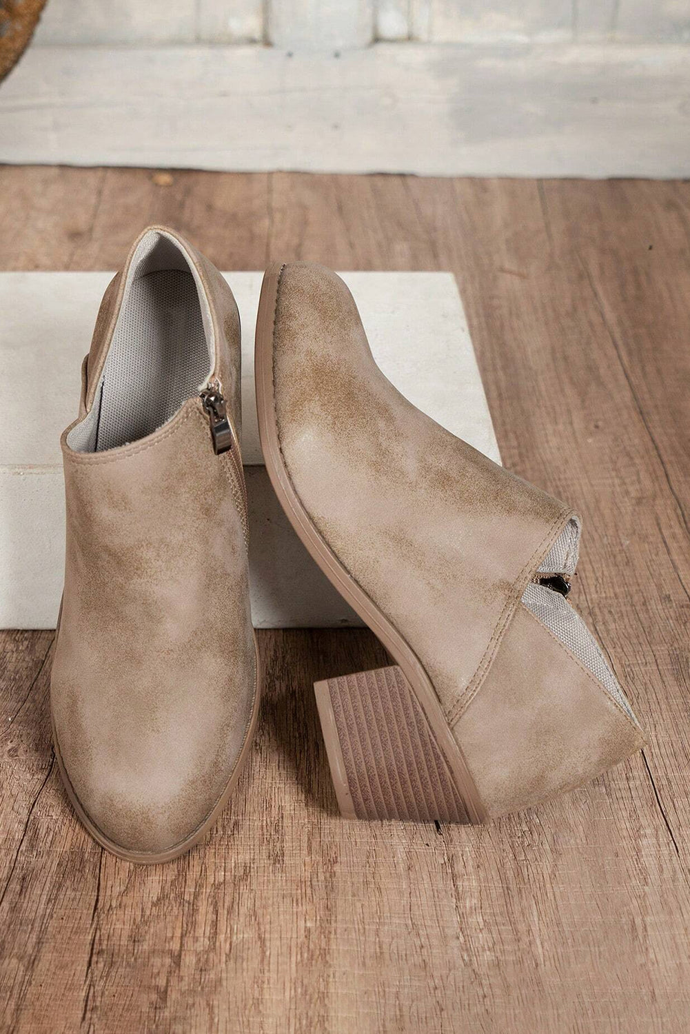Luna Tulip Ankle Boots