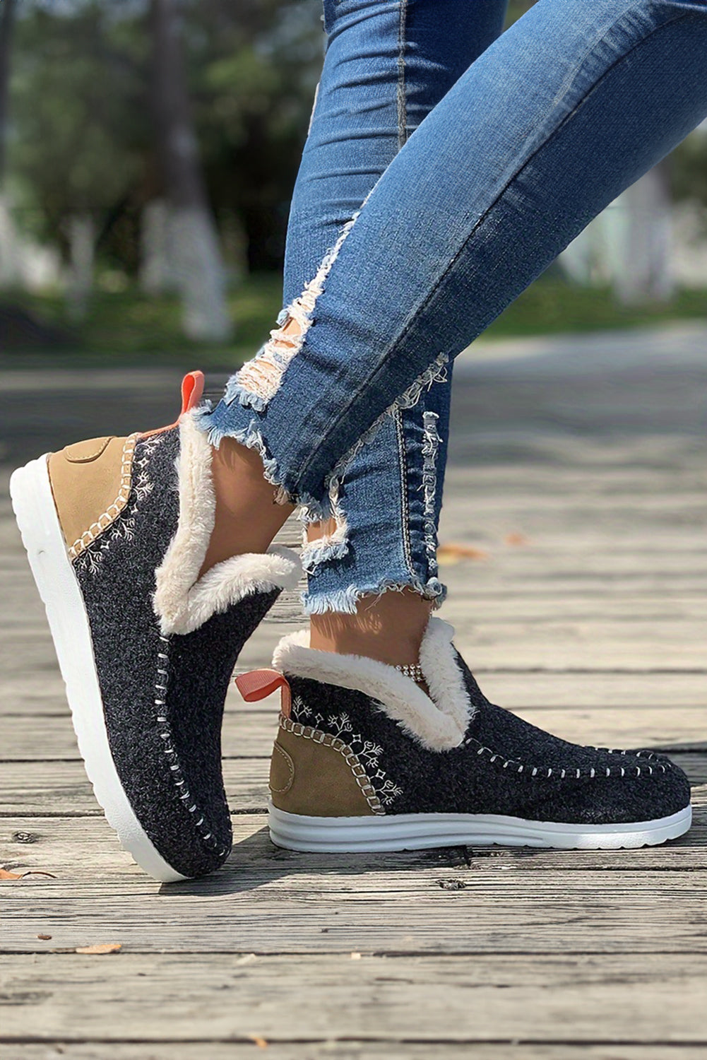 Sierra Stitch Anklet Boots