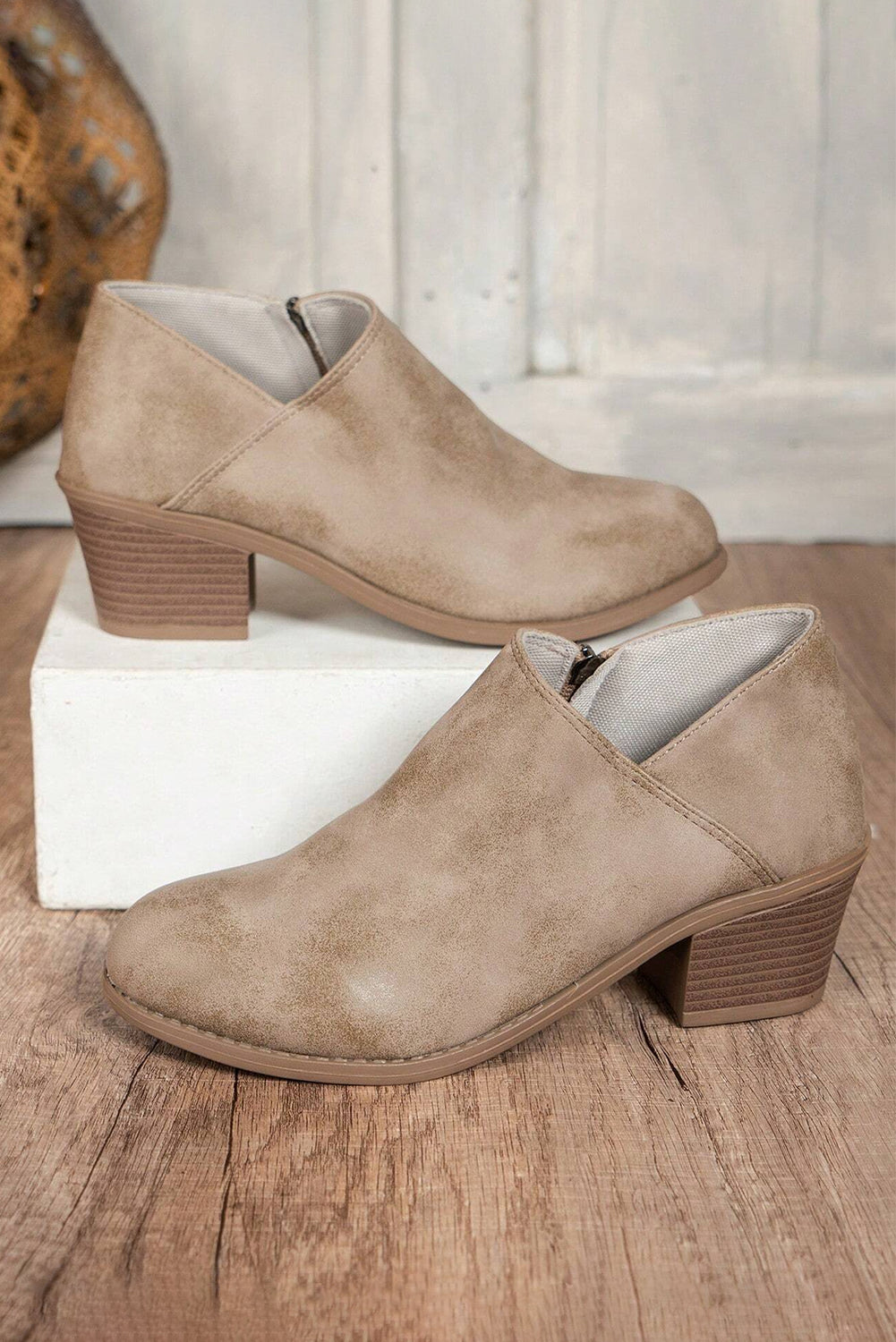 Luna Tulip Ankle Boots