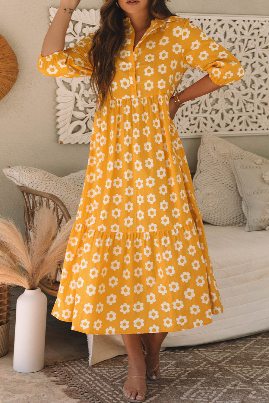 Marigold Bloom Dress
