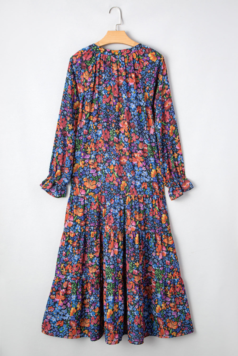Autumn Bloom Maxi Dress