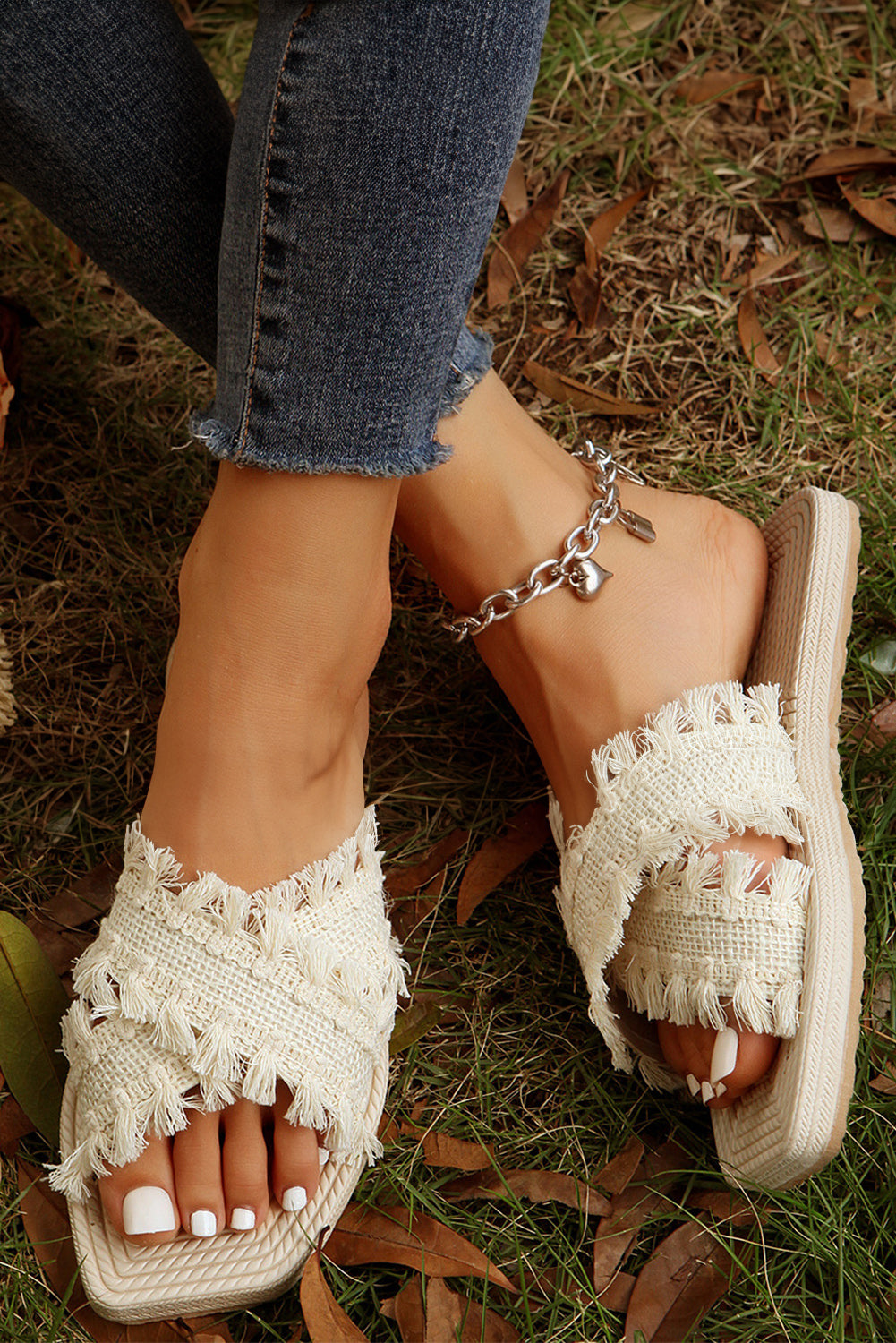 Solea Tassel Flats