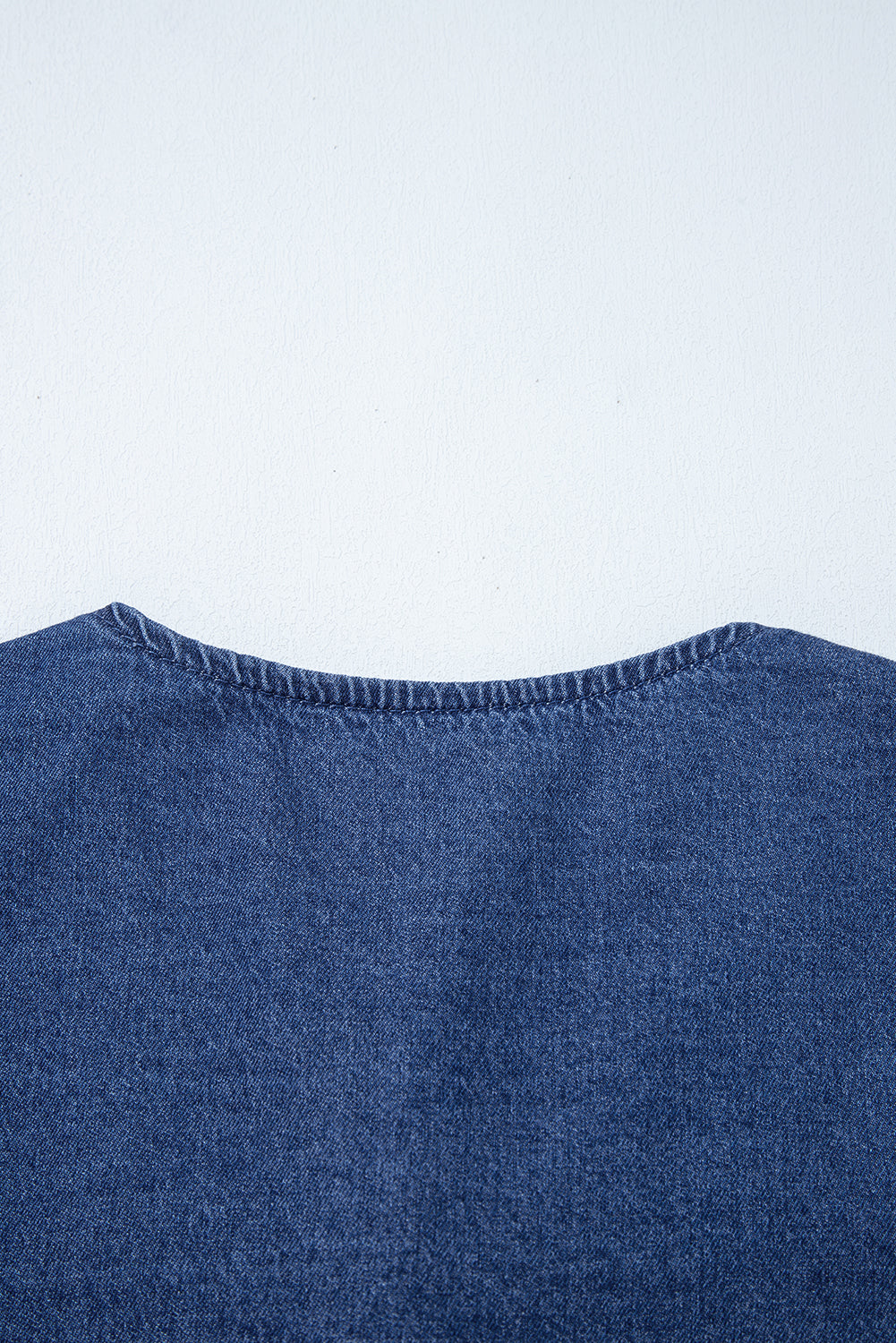 Indigo Flare Denim Top