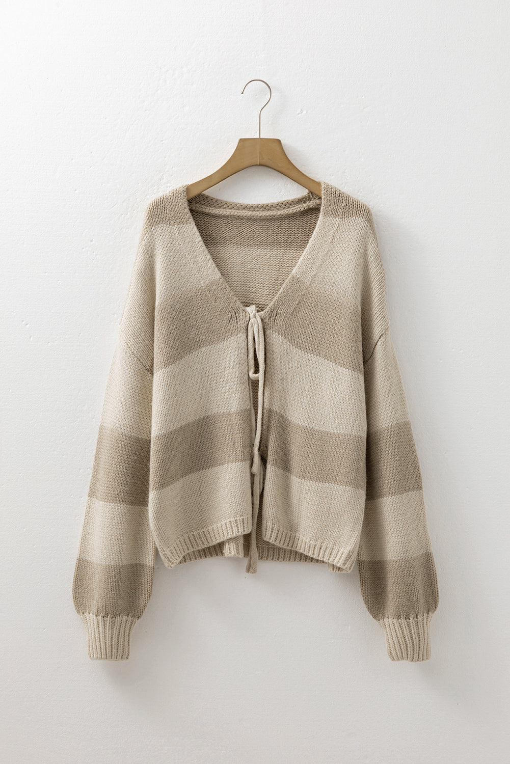 Serena Stripe Tie Cardigan