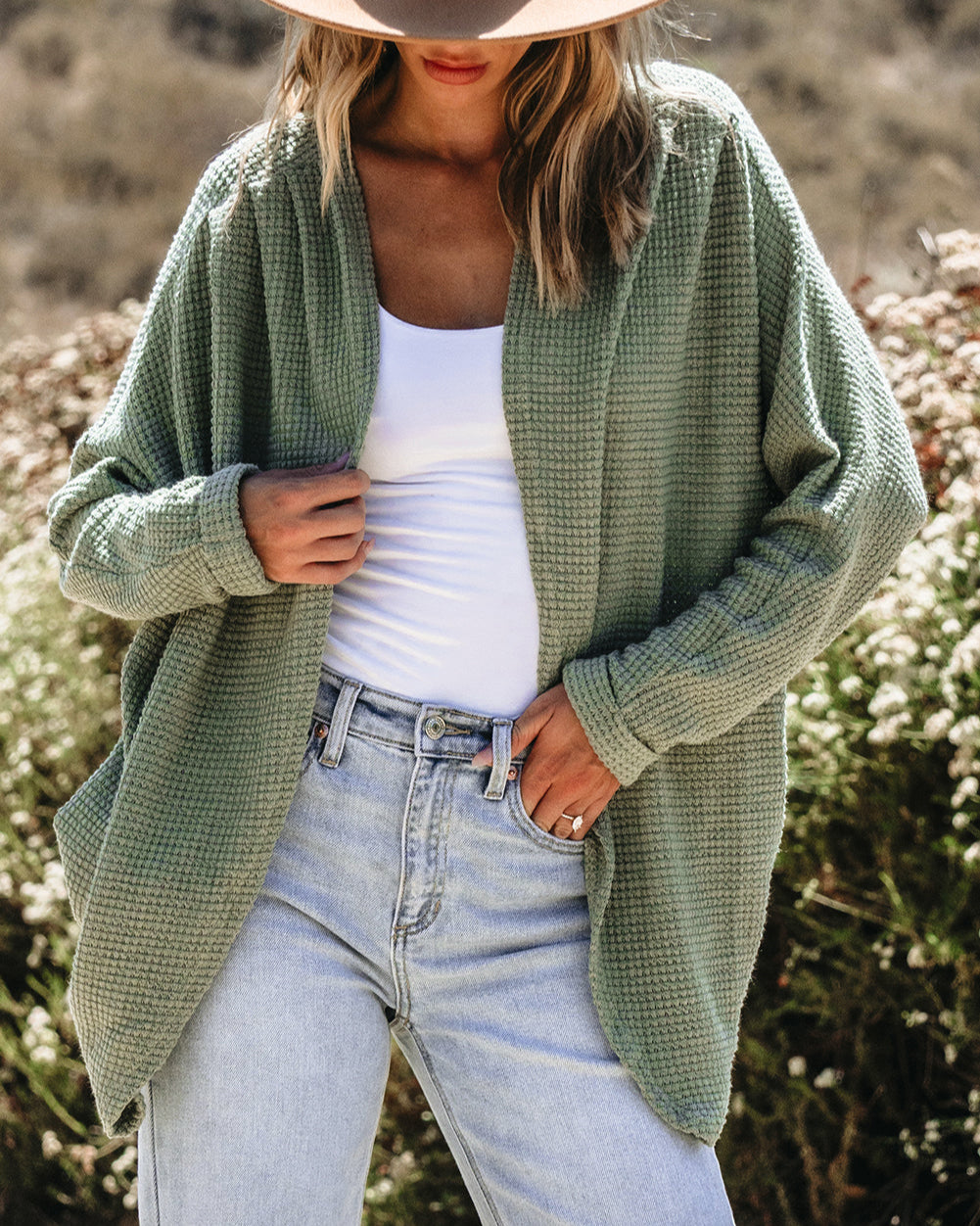 Sage Whisper Cardigan