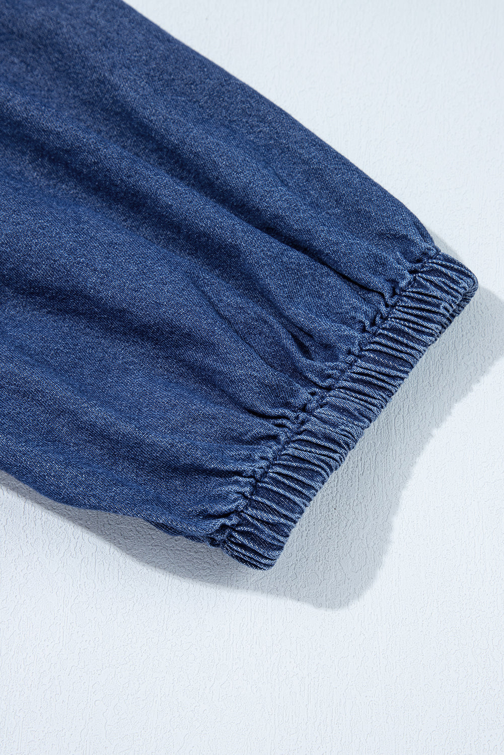 Indigo Flare Denim Top