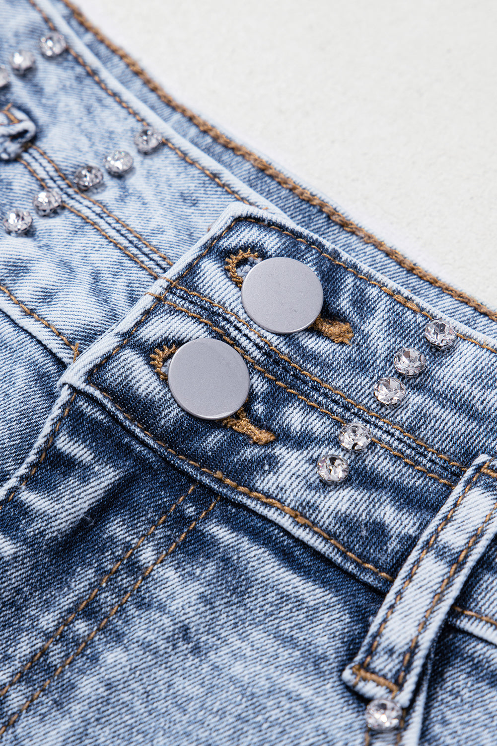 Stella Shine Denim Shorts