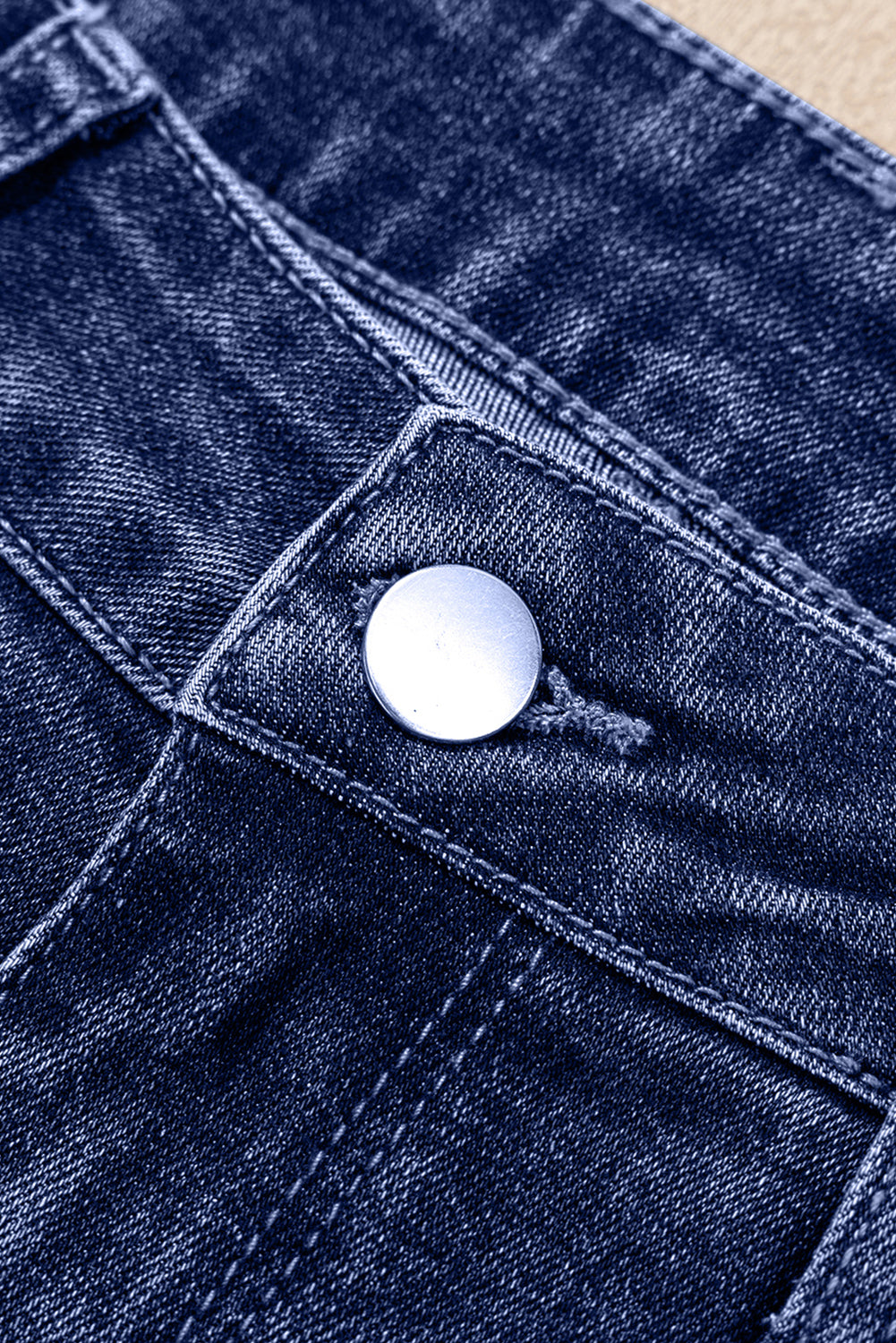 Teal Ridge Cuff Jeans