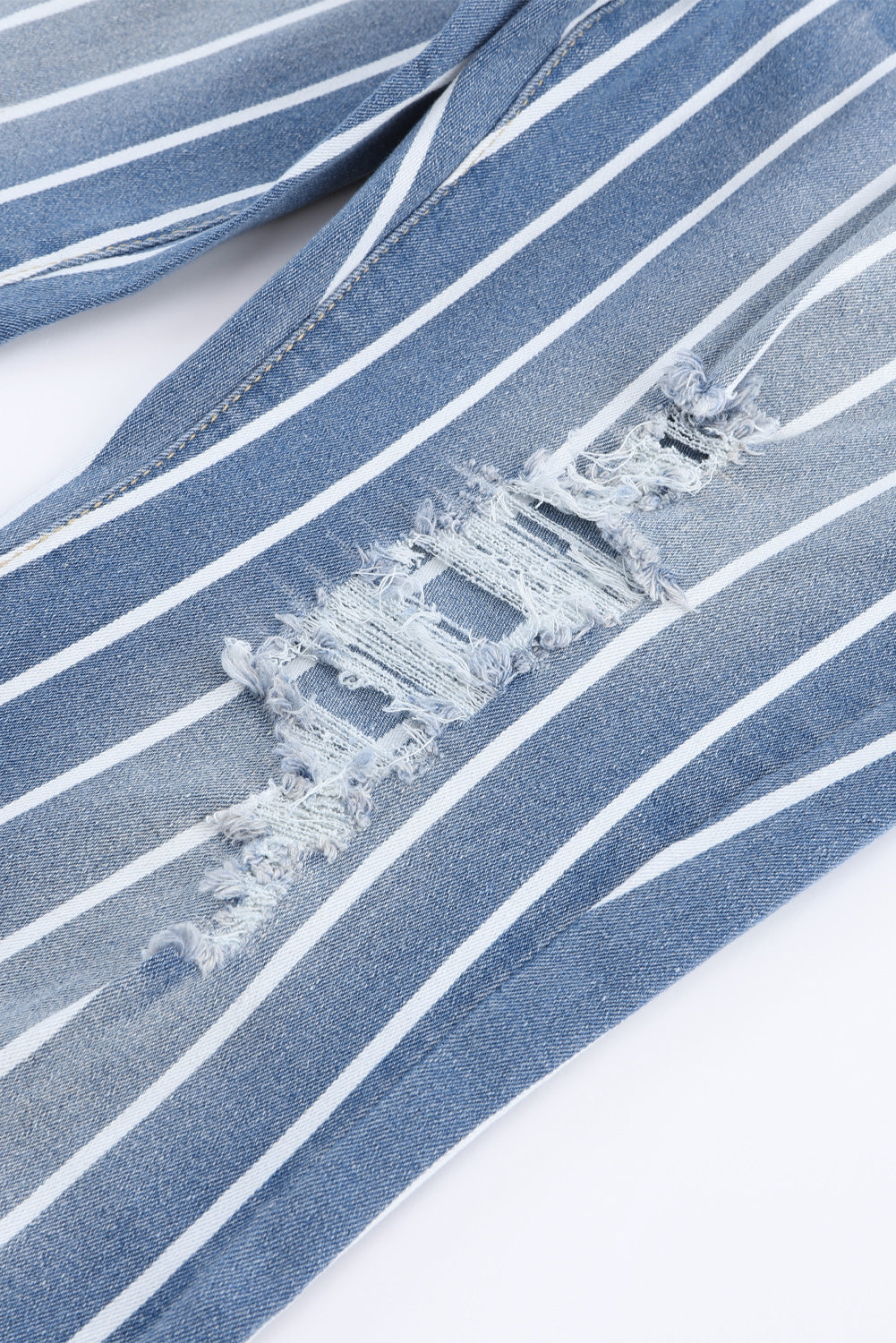 Skyline Stripe Flare Jeans