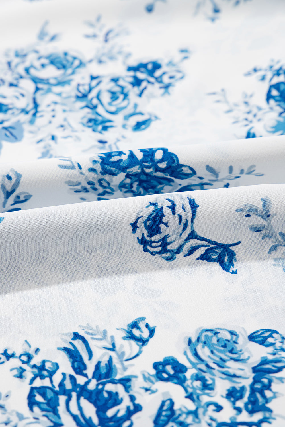 Azure Bloom Maxi Dress