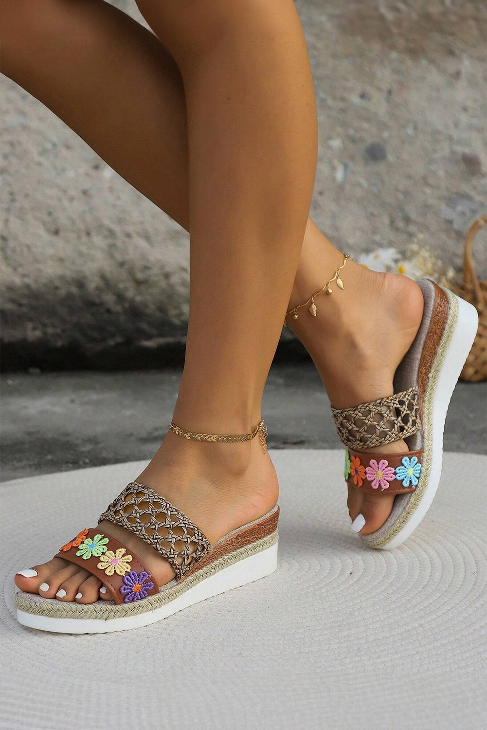Meadow Braid Wedges