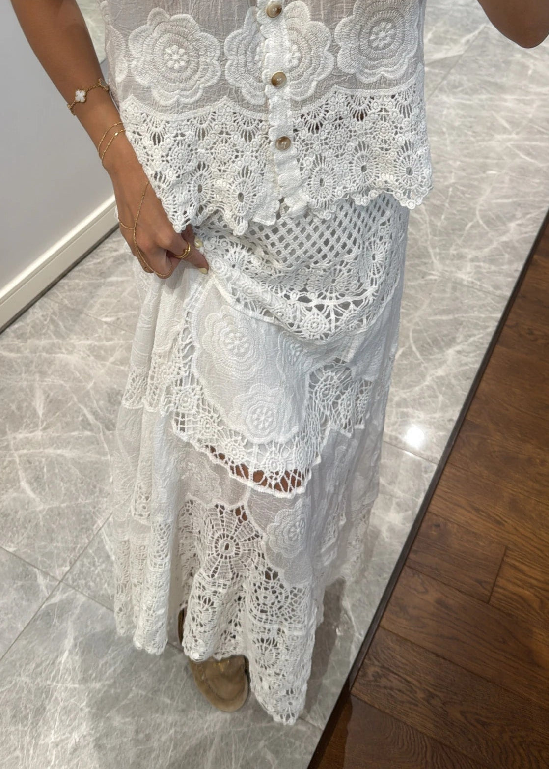 Solea Embroidered Skirt